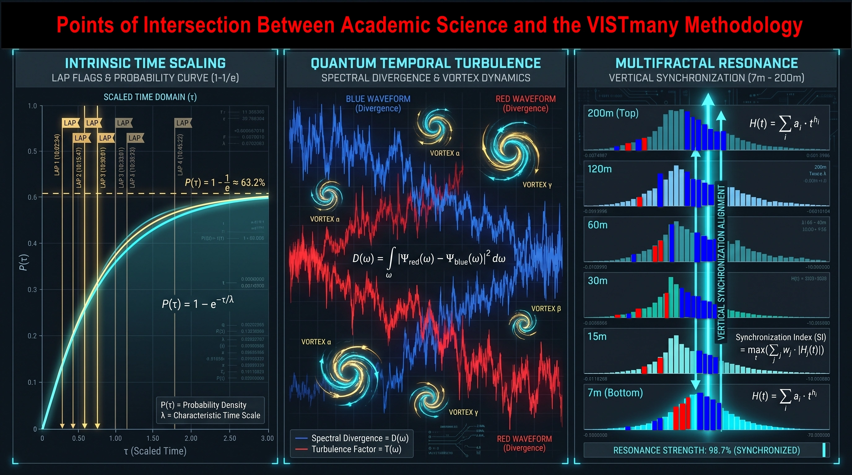 Visualization of Temporal Space and the alignment of multiple market timeframes