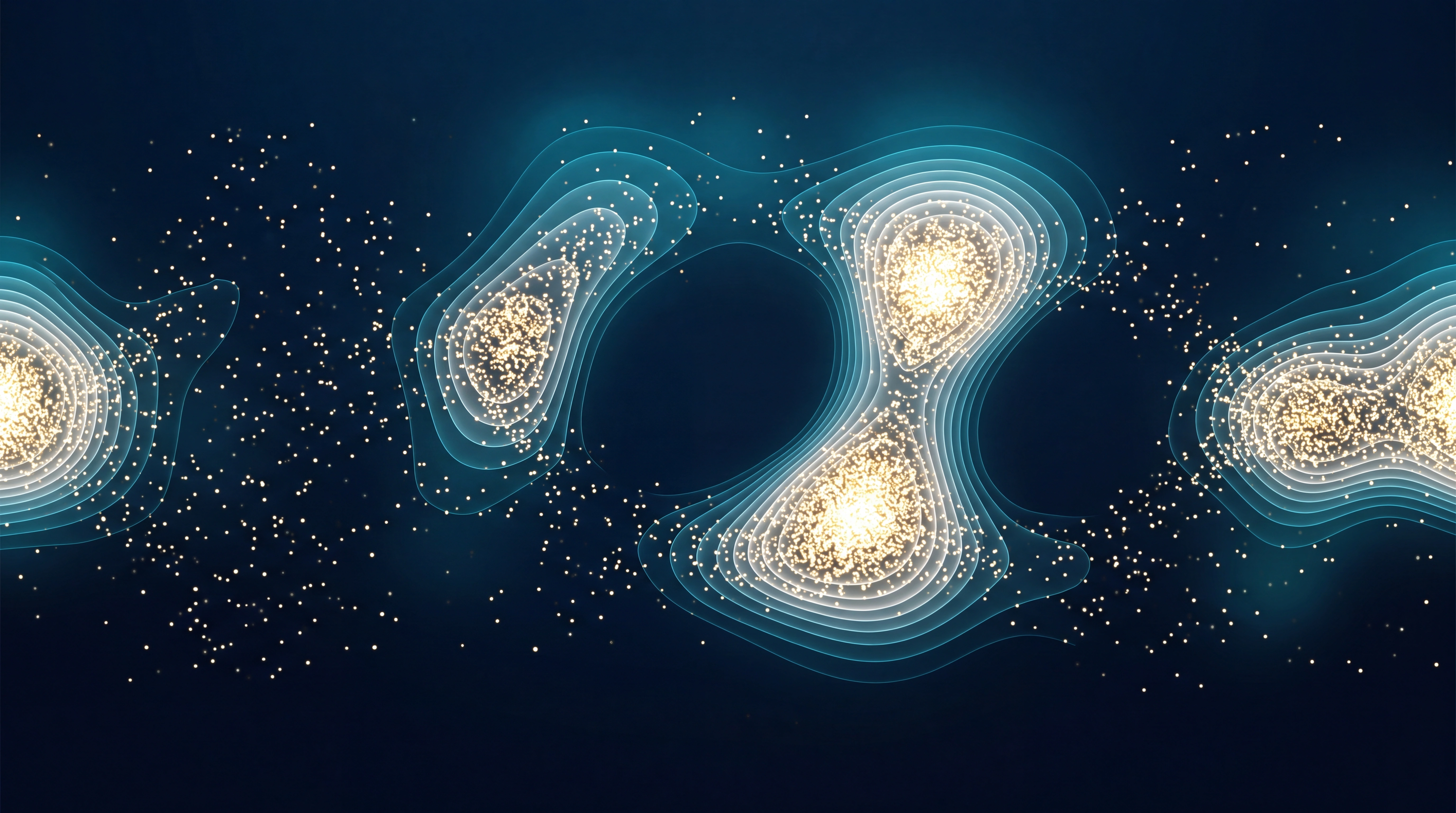 Temporal Space Density Map of VISTmany showing macro and micro timing structures, density clusters, temporal topology, and quantitative spatial analysis.