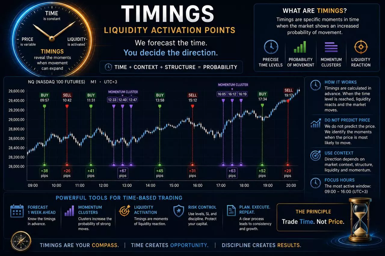 Timings Liquidity Activation Points